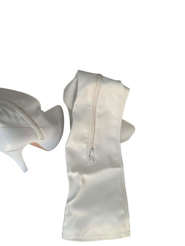 White over the - the, stiletto