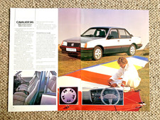 VAUXHALL CAVALIER SRi -  FRAMEABLE COLLECTIBLE ORIGINAL CLASSIC CAR POSTER IMAGE