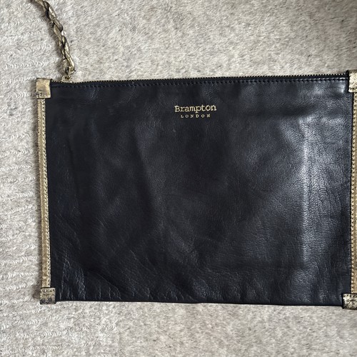 Brampton london leather clutch - brampton,
