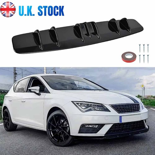 Glossy rear diffuser bumper - glossy,