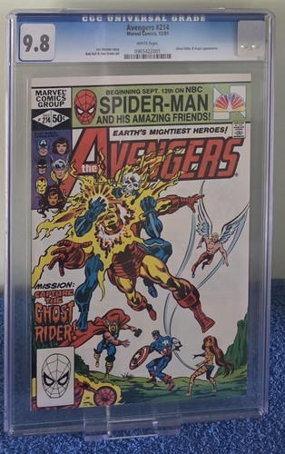 Avengers 214 cgc 8 - avengers, white