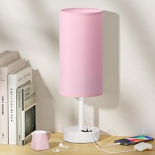 Aooshine Pink Bedside Lamps