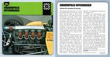 Indianapolis Offenhauser - Motor Sport - Edito Service #46-18 Auto Rally Card