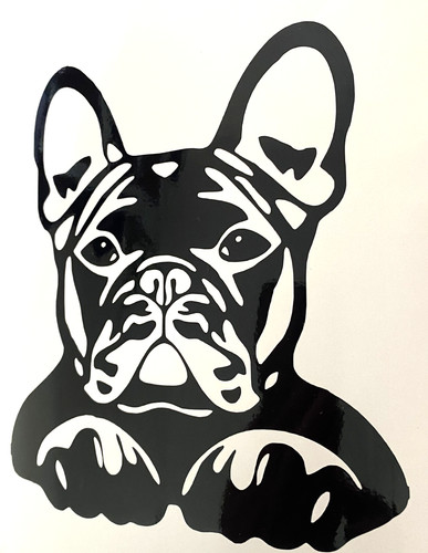 French bulldog dog decal - 1x,