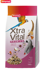 BEAPHAR XTRA VITAL PREMIUM PARROT FOOD AFRICAN GREY COMPLETE DIET FOOD 1KG