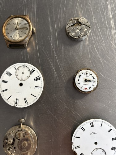Vintage lot watch face part - watch,