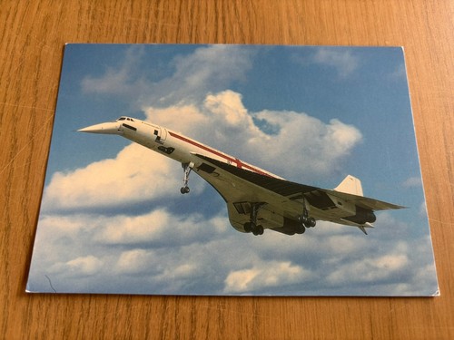 Concorde aircraft postcard