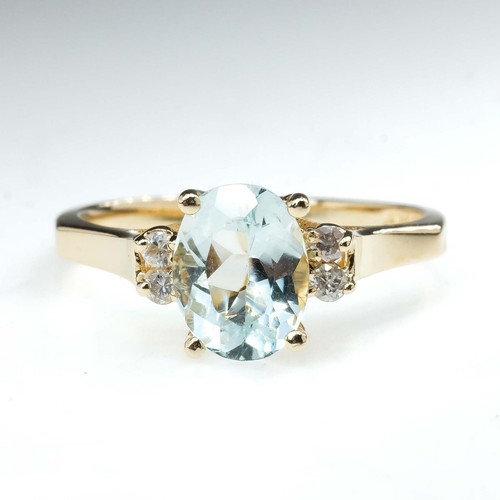 04ct oval aquamarine with - oval,