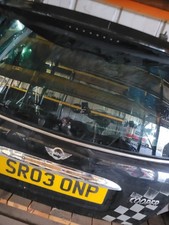 Mini Cooper R50 2003 Rear Boot Lid With Spoiler And Led Brake Light