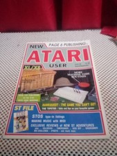 New Atari User Magazine August September 1989 Issue 39 ST XL Very Good Condition
