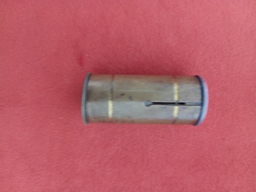 Pocket field microscope - microscope, brass