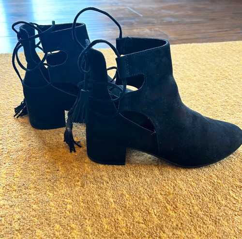 Ladies block heel ankle - ladies,