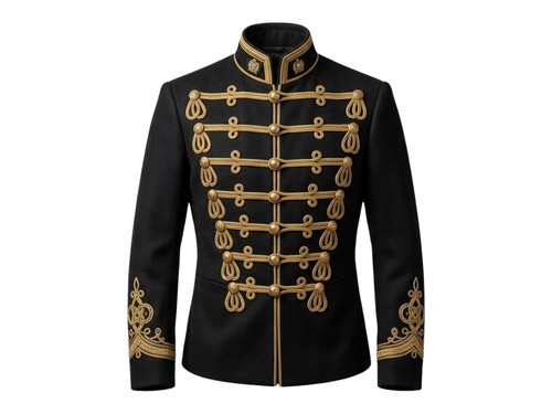 Men black hussar military - men’s,