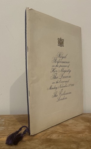 Royal performance programme - royal,