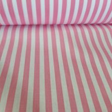 Cotton Fabric - Pink & White