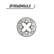 REAR BRAKE DISC NG 389 GAS GAS