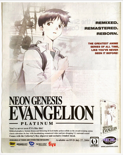 Print anime neon genesis - ad,