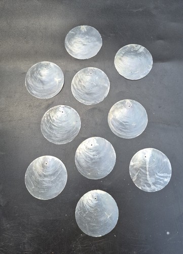6cm round with hole white - round,
