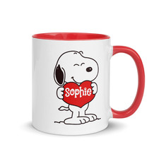 Personalised love snoopy dog - love,