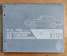 RENAULT CARAVELLE FLOURIDE P.R. 705 Catalogue Pieces Rechange R.1131 2nd edit