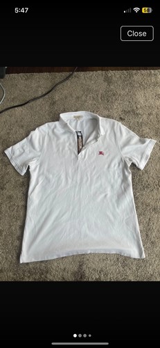 Burberry men white cotton - burberry,