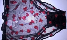 Sexy Sheer Black Frilly