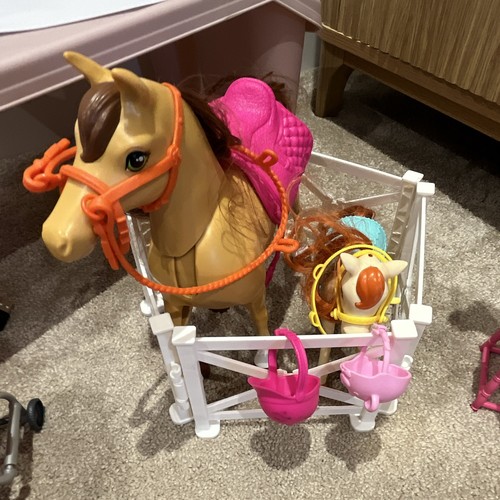 Plastic toy horse - toy, set