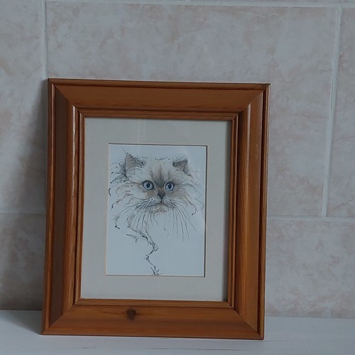 Vintage cat print cats - by, ree