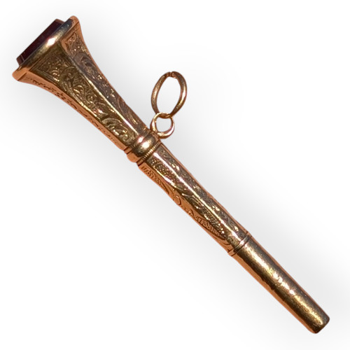 Victorian pocket watch key fob - victorian,