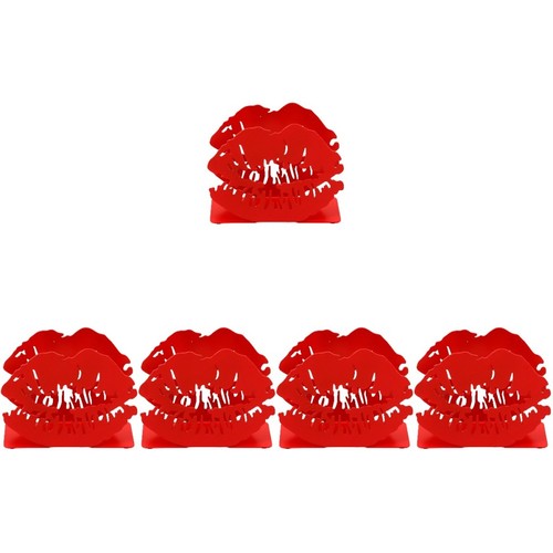 Simple design red iron - red, napkin