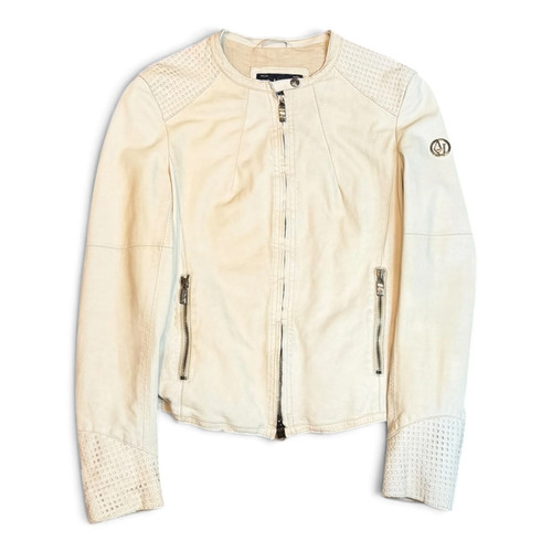 Armani jeans beige motorbike - armani,