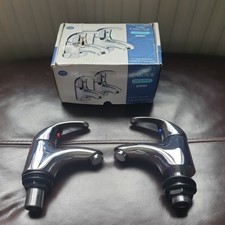 Cascade Jersey Lever Bath Taps