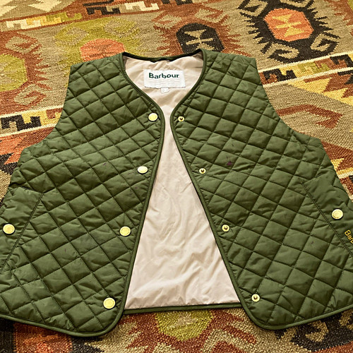 Barbour green quilted - barbour,