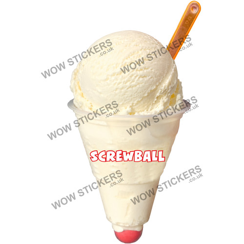 Ice cream van sticker