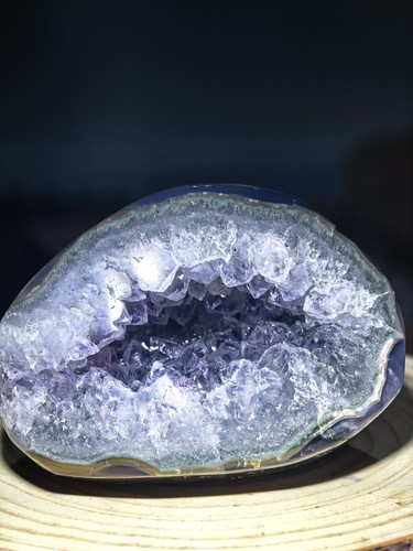 Natural amethyst geode cave - amethyst,