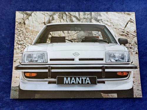 Opel manta brochure - manta,