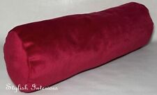 Hi-Quality Handmade Soft Plush Velvet Bolster Pillow Cushions With Bead Filling 