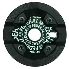 Federal Logo Solid BMX Sprocket With Impact Guard - Black - 25t 28t