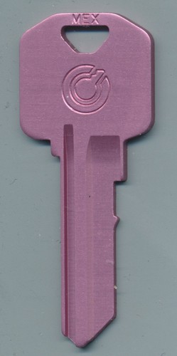 Aluminum pink minutekey key - minutekey,