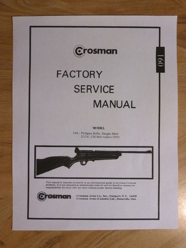 Crosman 160 factory service - 160,
