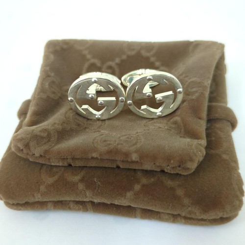Gucci interlocking cufflinks - gucci,