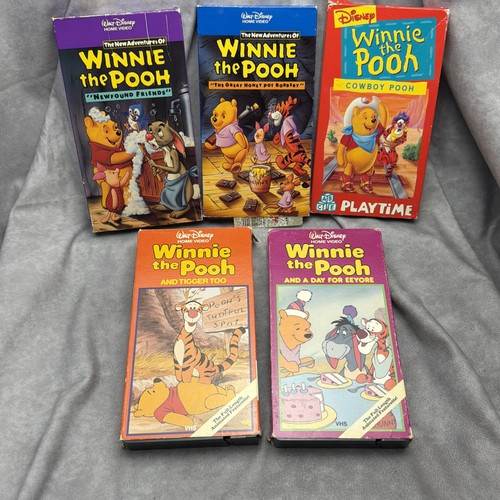 Winnie the pooh vhs lot - pooh,