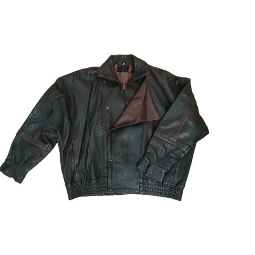 Vintage leather jacket - leather, by