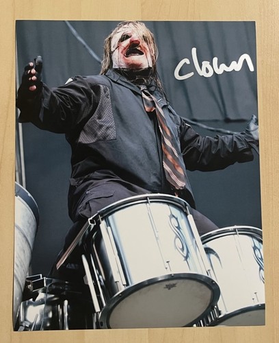 Clown hand signed 8x10 - signed, photo