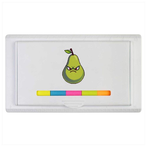 Evil pear sticky note ruler - 'evil,
