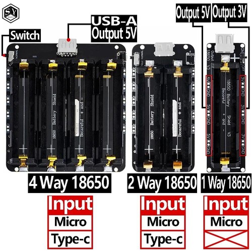 18650 lithium battery - 3v/5v,