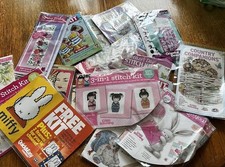 22 Cross Stitch Covers Kits , 3 Christmas Charts, Booklet And 14ct Aida