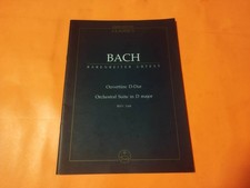 Imported sheet music study? Miniature score? Ouvertuere D-Dur BWV 1068.