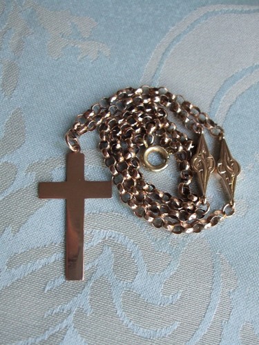 Antique rose gold faceted - gold,