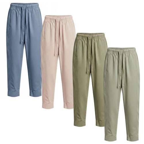 Tencel crop trousers - m&s,